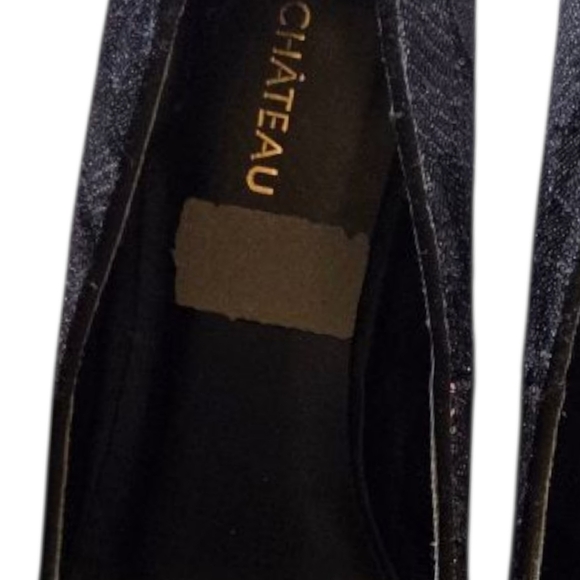 Le Chateau Black Lace Stiletto Heels Size 8 - Picture 8 of 9